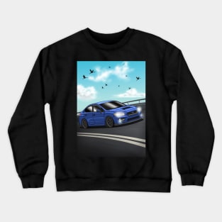 Subaru Impreza WRX STi Evo Eye (2015) Driving Crewneck Sweatshirt